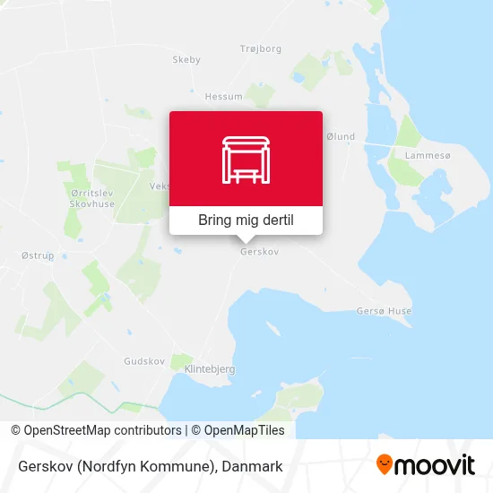 Gerskov (Nordfyn Kommune) kort