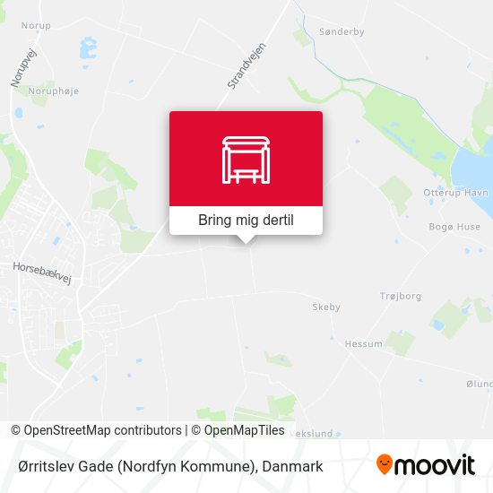 Ørritslev  Gade (Nordfyn Kommune) kort