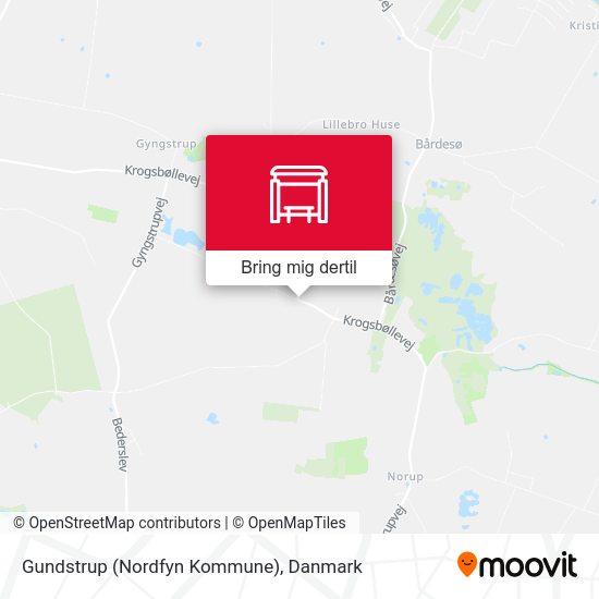 Gundstrup (Nordfyn Kommune) kort