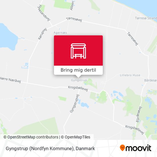 Gyngstrup (Nordfyn Kommune) kort