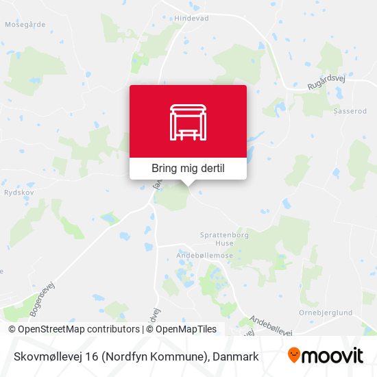 Skovmøllevej 16 (Nordfyn Kommune) kort