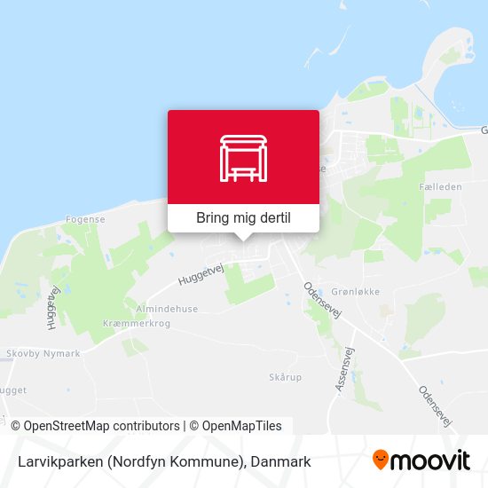 Larvikparken (Nordfyn Kommune) kort
