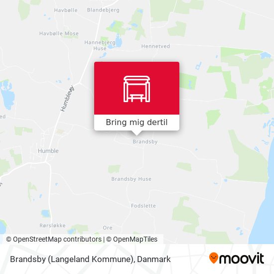 Brandsby (Langeland Kommune) kort
