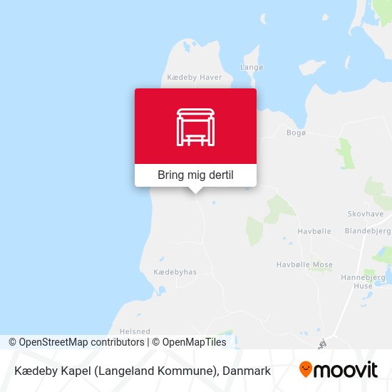 Kædeby Kapel (Langeland Kommune) kort