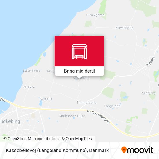 Kassebøllevej (Langeland Kommune) kort