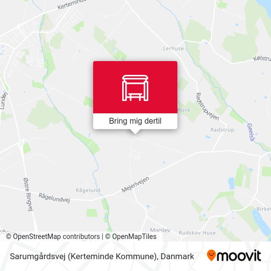Sarumgårdsvej (Kerteminde Kommune) kort