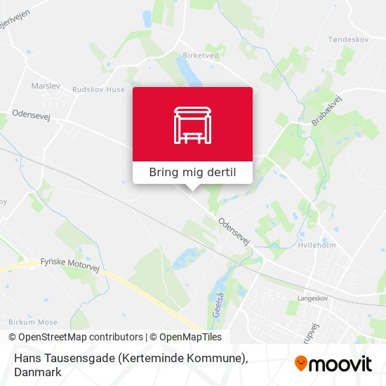 Hans Tausensgade (Kerteminde Kommune) kort