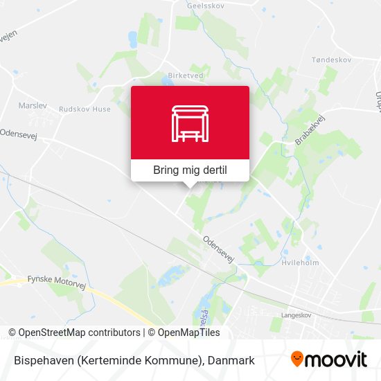 Bispehaven (Kerteminde Kommune) kort
