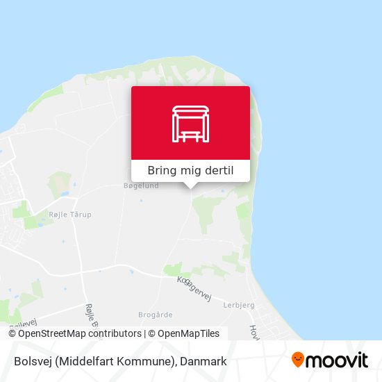 Bolsvej (Middelfart Kommune) kort