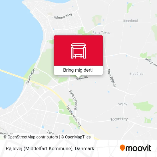 Røjlevej (Middelfart Kommune) kort