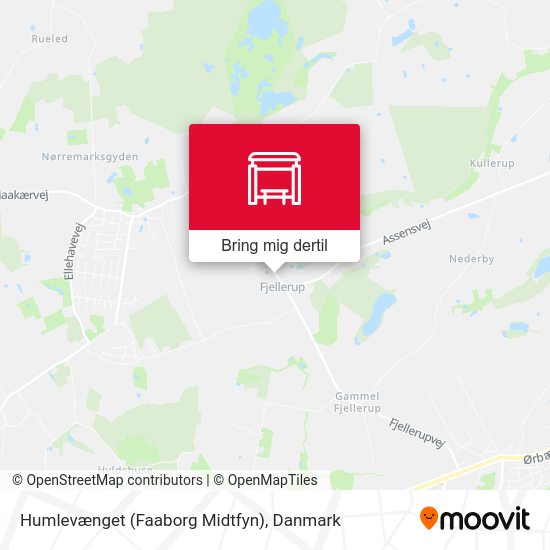 Humlevænget (Faaborg Midtfyn) kort