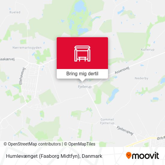 Humlevænget (Faaborg Midtfyn) kort