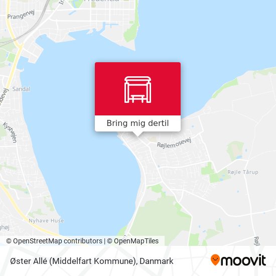 Øster Allé (Middelfart Kommune) kort