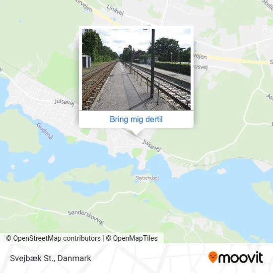 Svejbæk St. kort