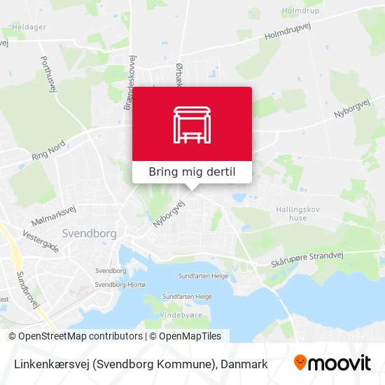 Linkenkærsvej (Svendborg Kommune) kort