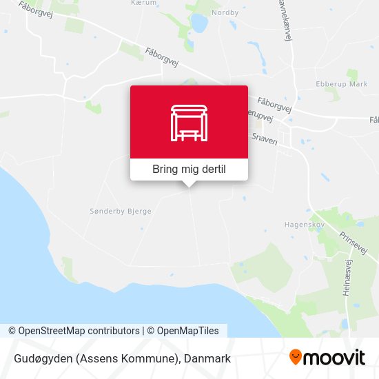 Gudøgyden (Assens Kommune) kort