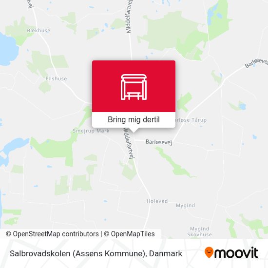 Salbrovadskolen (Assens Kommune) kort