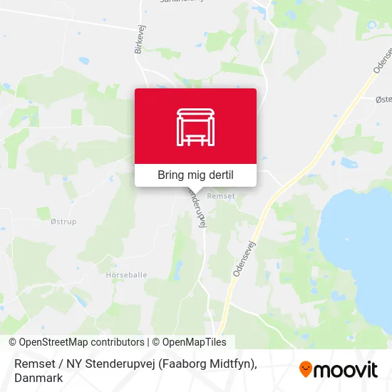 Remset / NY Stenderupvej (Faaborg Midtfyn) kort