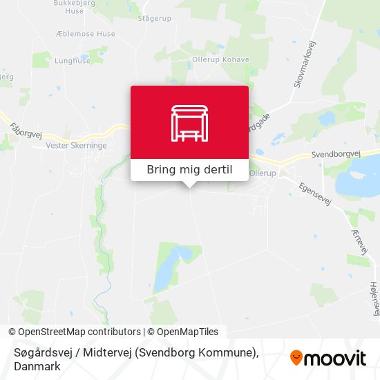 Søgårdsvej / Midtervej (Svendborg Kommune) kort