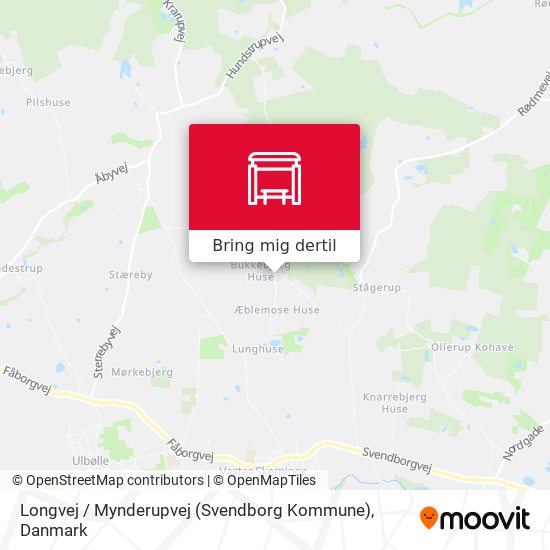 Longvej / Mynderupvej (Svendborg Kommune) kort