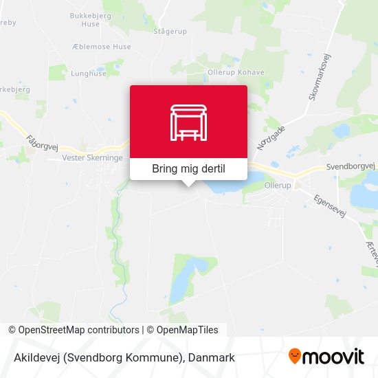 Akildevej (Svendborg Kommune) kort