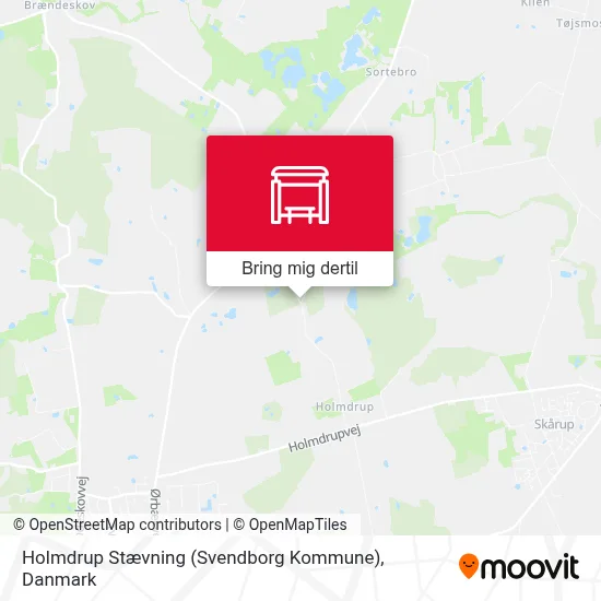 Holmdrup Stævning (Svendborg Kommune) kort