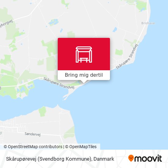 Skårupørevej (Svendborg Kommune) kort