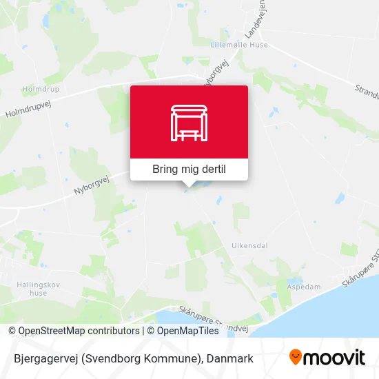 Bjergagervej (Svendborg Kommune) kort