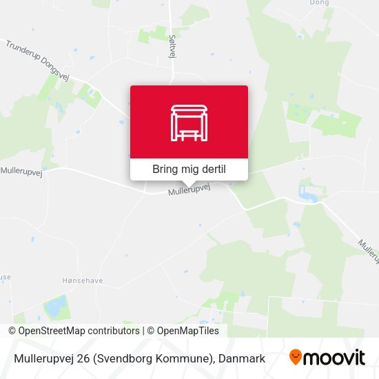 Mullerupvej 26 (Svendborg Kommune) kort