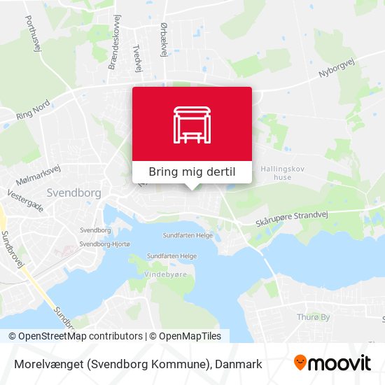 Morelvænget (Svendborg Kommune) kort