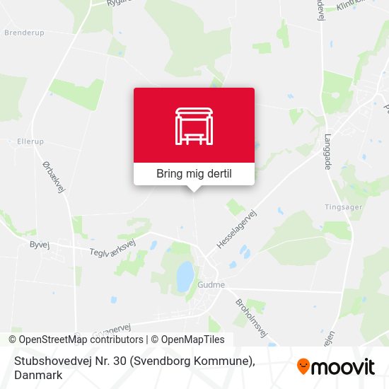 Stubshovedvej Nr. 30 (Svendborg Kommune) kort
