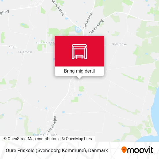 Oure Friskole (Svendborg Kommune) kort