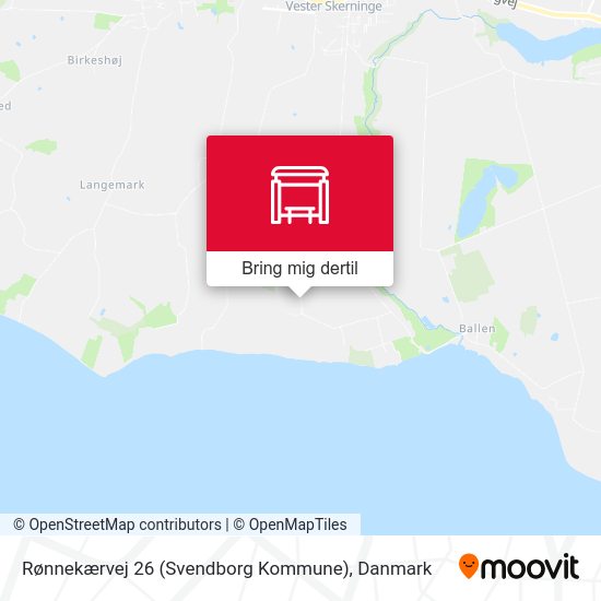 Rønnekærvej 26 (Svendborg Kommune) kort
