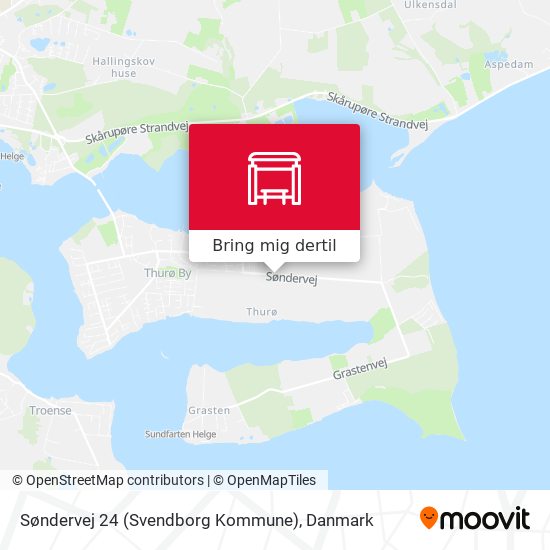 Søndervej 24 (Svendborg Kommune) kort