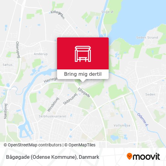 Bågøgade (Odense Kommune) kort