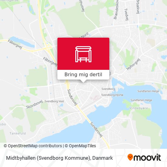 Midtbyhallen (Svendborg Kommune) kort