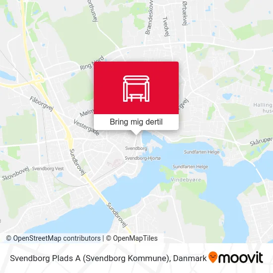 Svendborg Plads A (Svendborg Kommune) kort