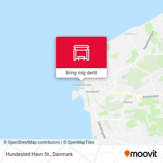 Hundested Havn St. kort