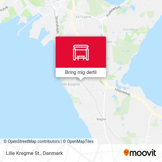 Lille Kregme St. kort