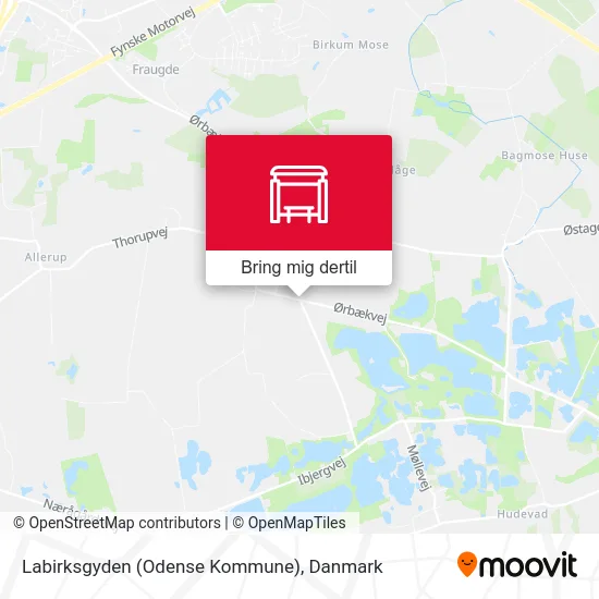 Labirksgyden (Odense Kommune) kort