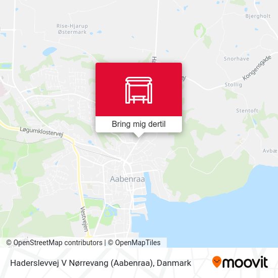 Haderslevvej V Nørrevang (Aabenraa) kort