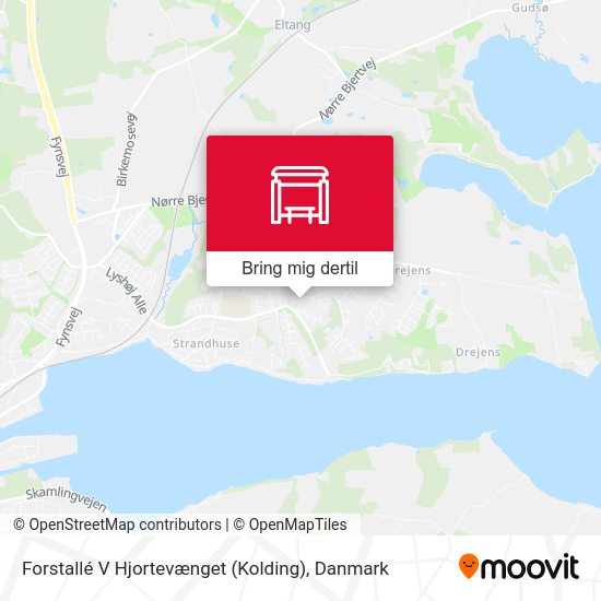 Forstallé V Hjortevænget (Kolding) kort