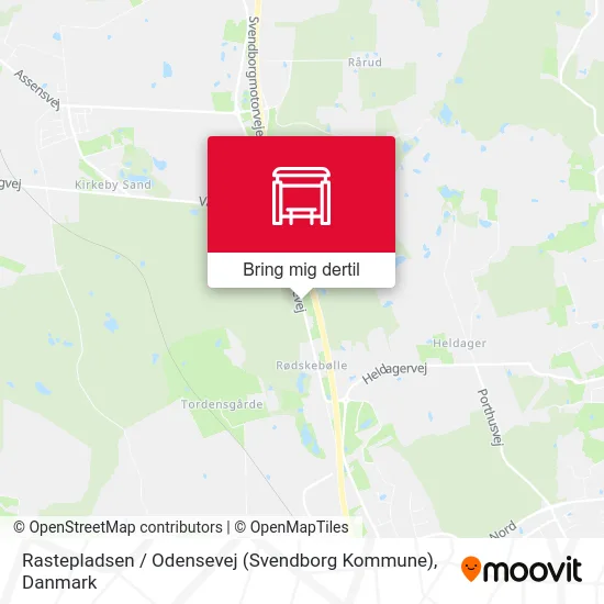 Rastepladsen / Odensevej (Svendborg Kommune) kort