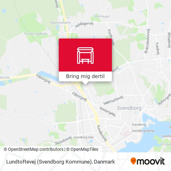 Lundtoftevej (Svendborg Kommune) kort