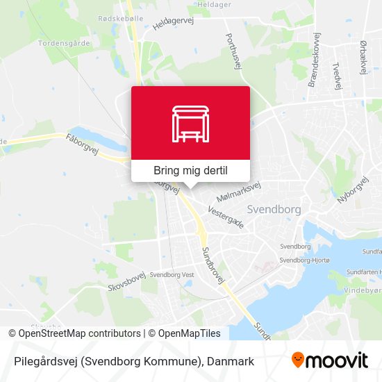 Pilegårdsvej (Svendborg Kommune) kort