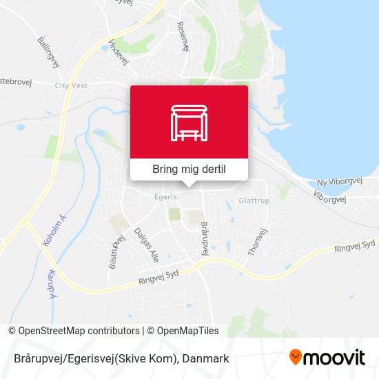 Brårupvej/Egerisvej(Skive Kom) kort