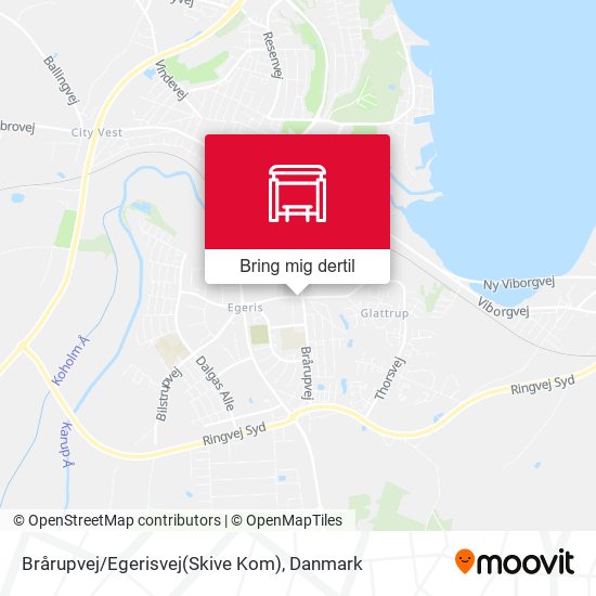 Brårupvej/Egerisvej(Skive Kom) kort