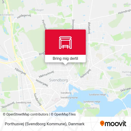 Porthusvej (Svendborg Kommune) kort