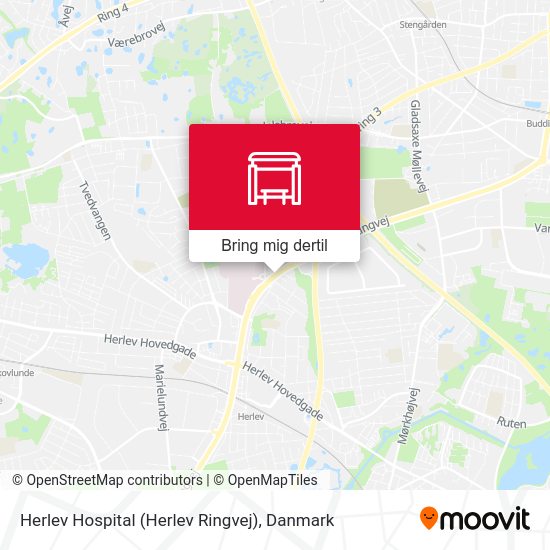 Herlev Hospital (Herlev Ringvej) kort