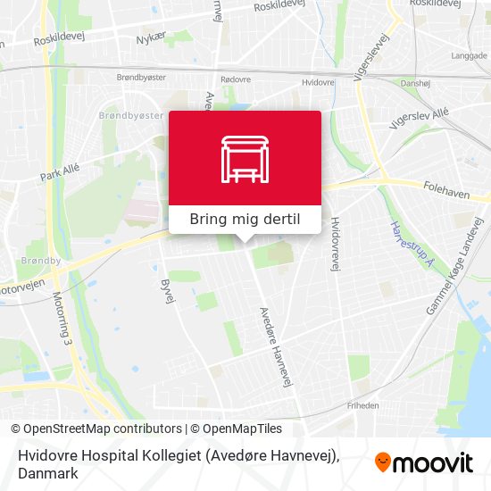 Hvidovre Hospital Kollegiet (Avedøre Havnevej) kort